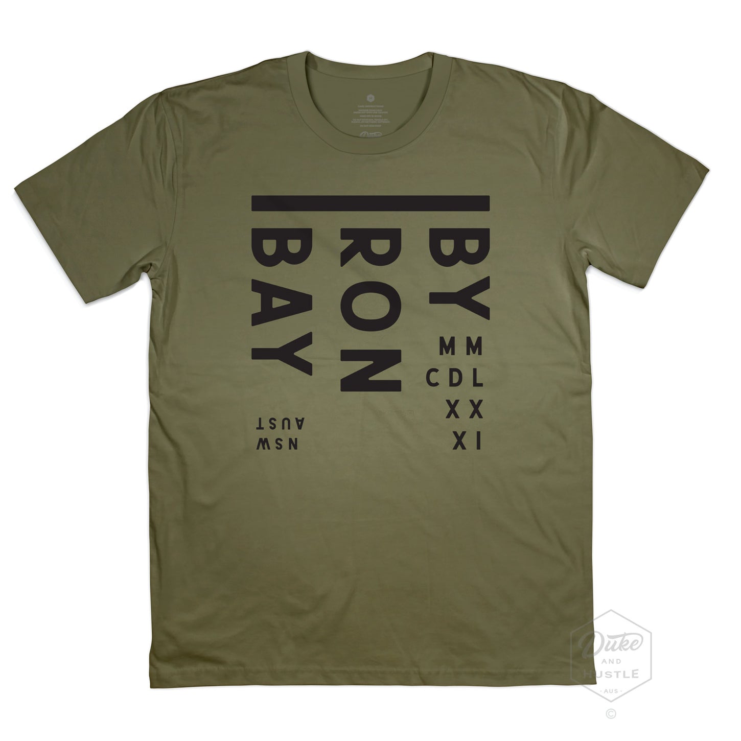 Byron Bay beach tee on our 100% Australian Cotton Unisex Tee